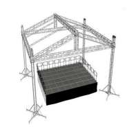 KKMARK Removable Mobile Stage Floor Platform Riser with adjustable legs for Concert event