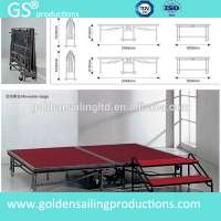 hot sale perfessional manufacture folding stage for outdoor evnets